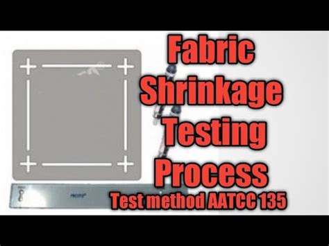 Shrinkage Testing commercial|cloth shrinkage test.